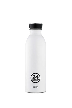 Gourde Urban en inox 'Ice White' | 24 BOTTLES