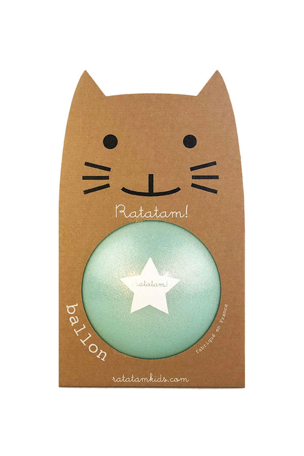 Grand ballon Chat Paillettes Or 22cm | RATATAM