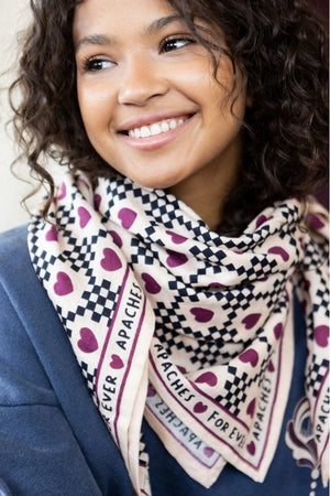 Foulard Latika 'Amor' Macadamia | APACHES COLLECTIONS