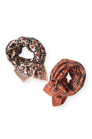 Foulard Latika 'Amor' Macadamia | APACHES COLLECTIONS