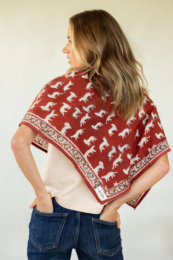 Foulard Latika 'Bengale' Fire | APACHES COLLECTIONS