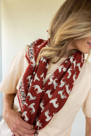 Foulard Latika 'Bengale' Fire | APACHES COLLECTIONS