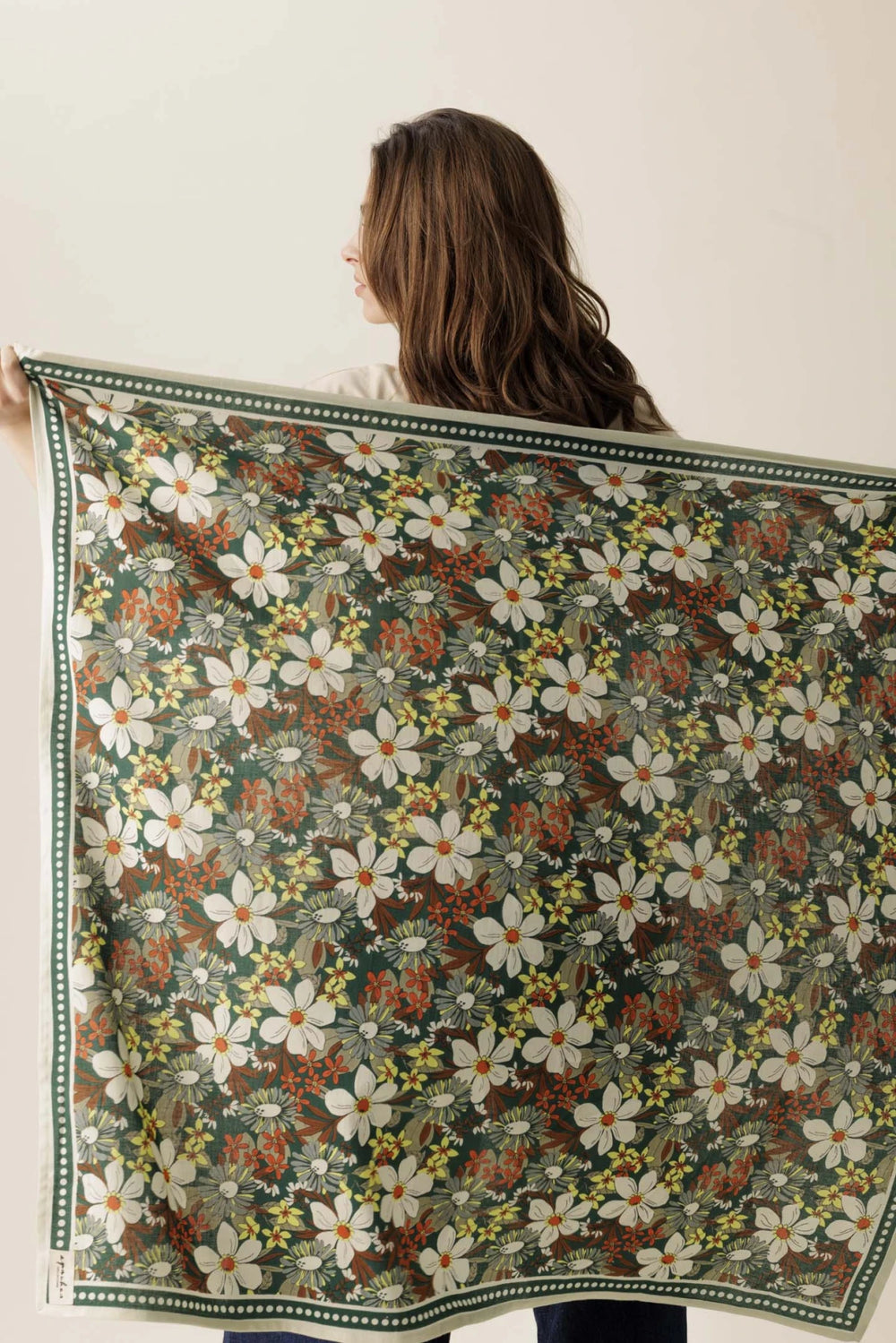 Foulard 'Latika' Bouquet Garden | APACHES COLLECTIONS