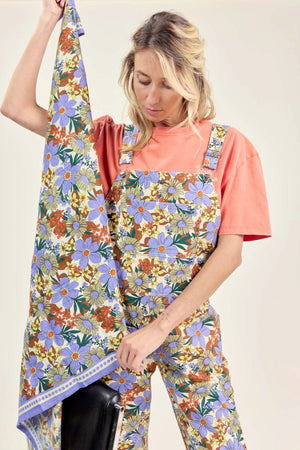 Foulard 'Latika' Bouquet Iris | APACHES COLLECTIONS