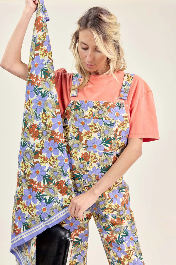 Foulard 'Latika' Bouquet Iris | APACHES COLLECTIONS