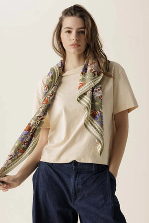 Foulard 'Latika' Bouquet Macadamia | APACHES COLLECTIONS
