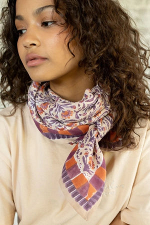 Foulard Latika 'Cactus' Macadamia | APACHES COLLECTIONS
