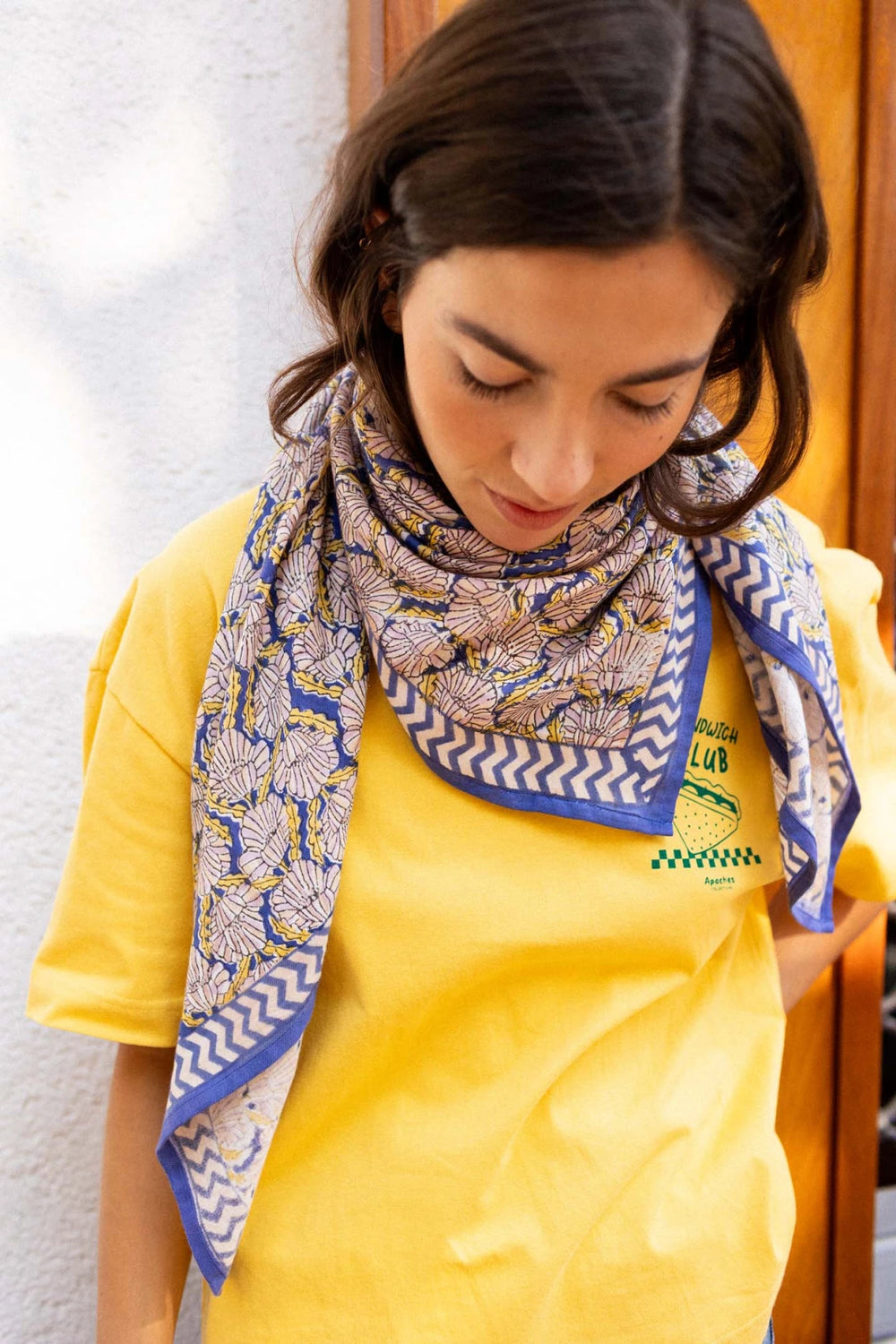 Foulard 'Latika' Molly Iris | APACHES COLLECTIONS