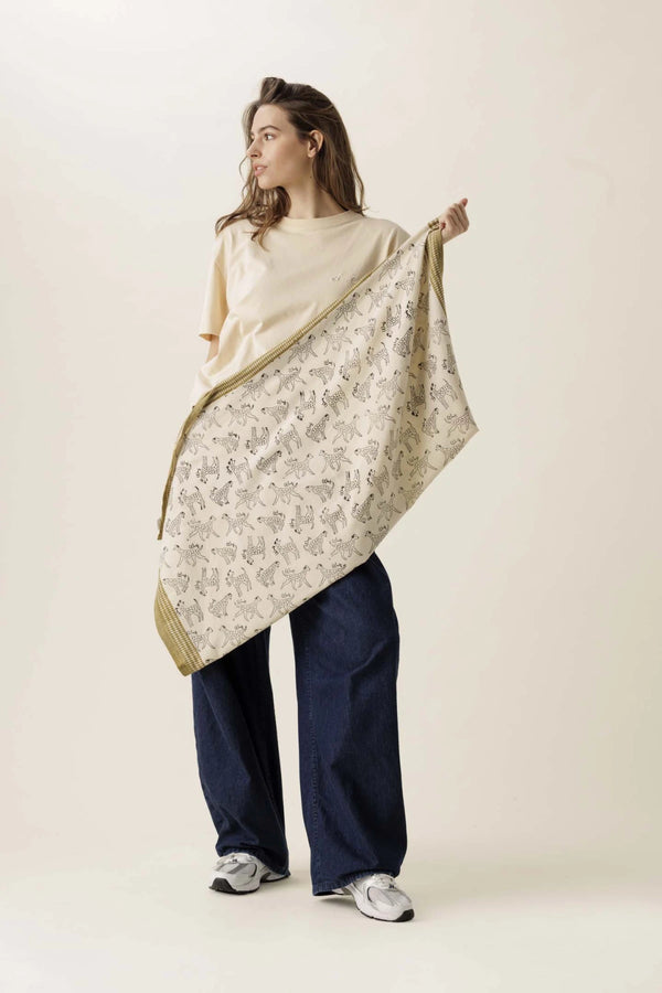 Foulard 'Latika' Pongo Macadamia | APACHES COLLECTIONS