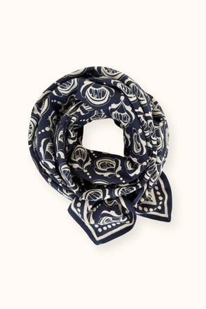 Foulard Latika 'Wonderful' Navy | APACHES COLLECTIONS
