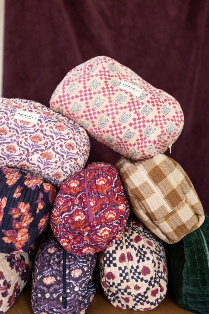 Grande Trousse 'Gayane' Khadi Caramel | APACHES COLLECTIONS