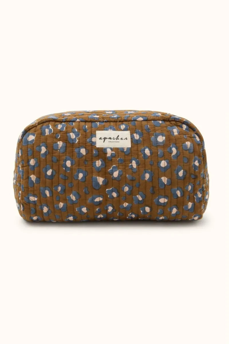 Grande Trousse 'Gayane' Léopard Tapenade | APACHES COLLECTIONS