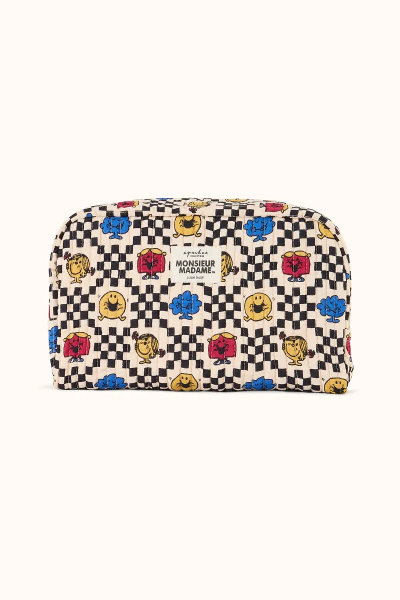 Grande trousse ‘Gayane’ Récrée Macadamia | APACHES COLLECTIONS X MONSIEUR MADAME