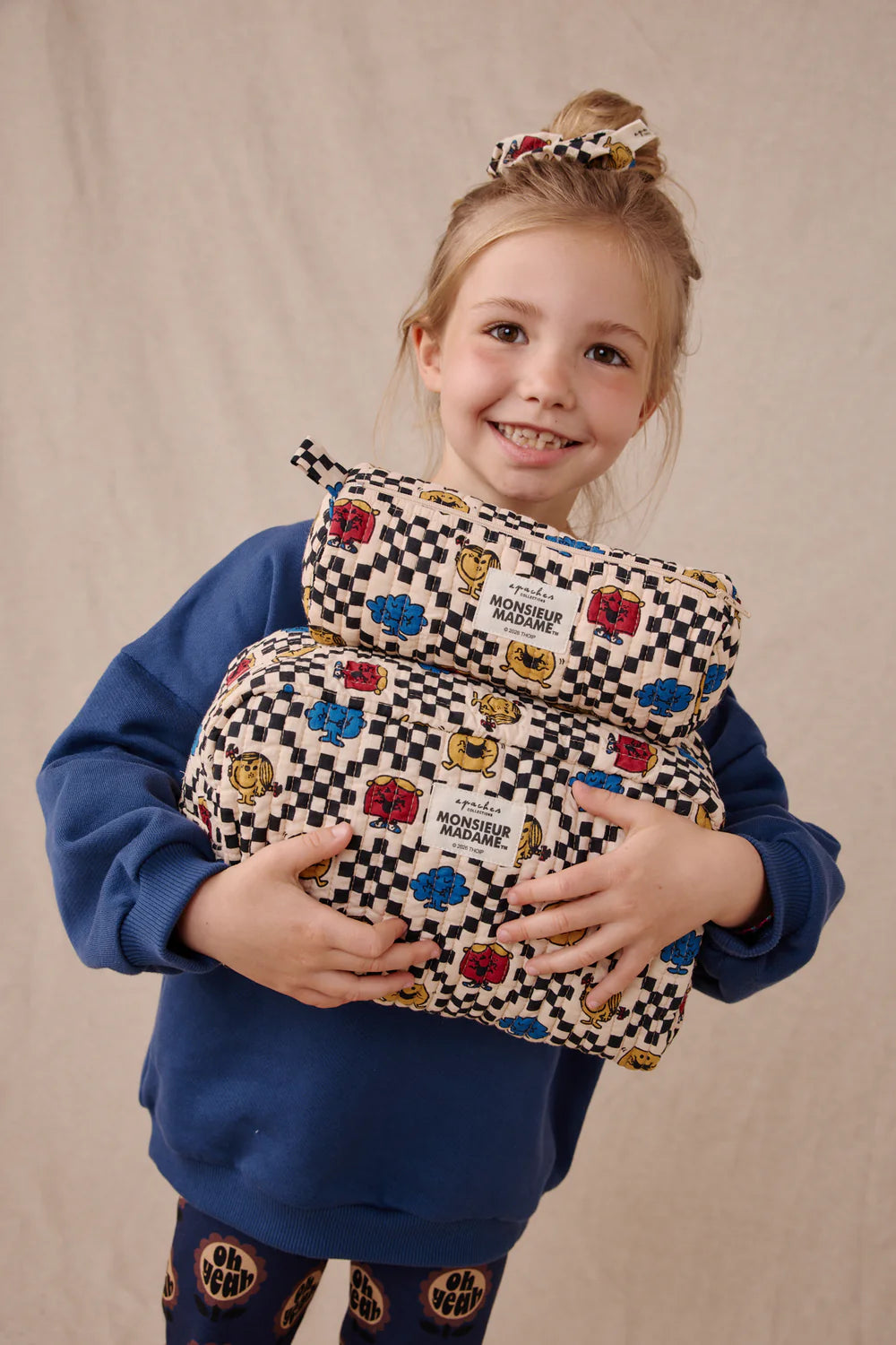 Grande trousse ‘Gayane’ Récrée Macadamia | APACHES COLLECTIONS X MONSIEUR MADAME