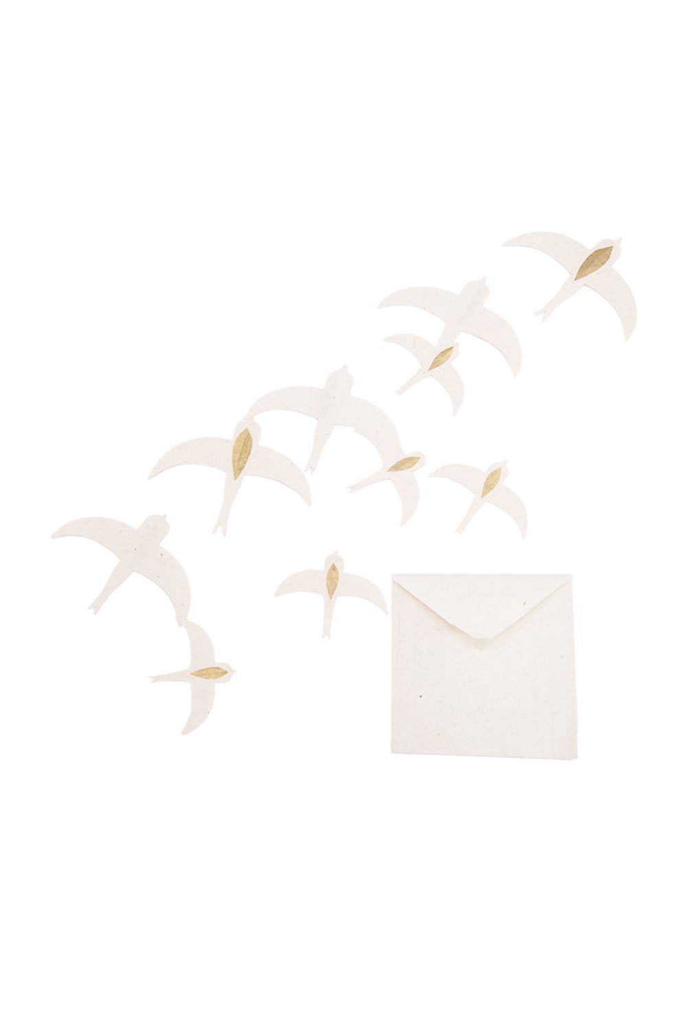 Hirondelles papier naturel | MUSKHANE