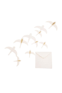 Hirondelles papier naturel | MUSKHANE