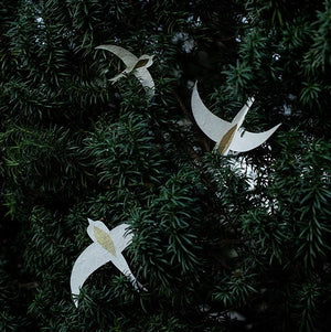 Hirondelles papier naturel | MUSKHANE
