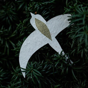 Hirondelles papier naturel | MUSKHANE