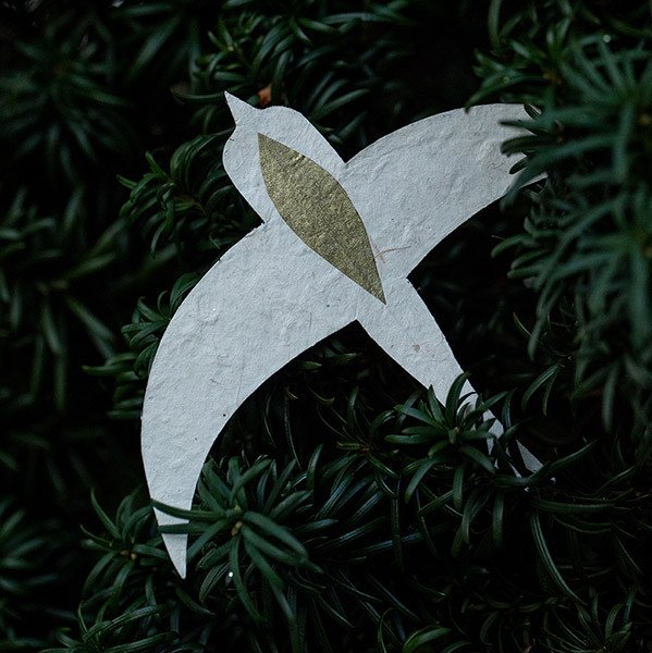 Hirondelles papier naturel | MUSKHANE