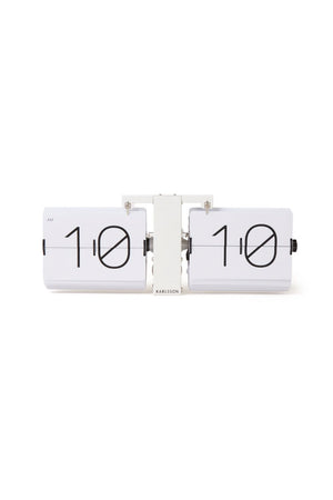 Horloge Flip blanche | KARLSSON