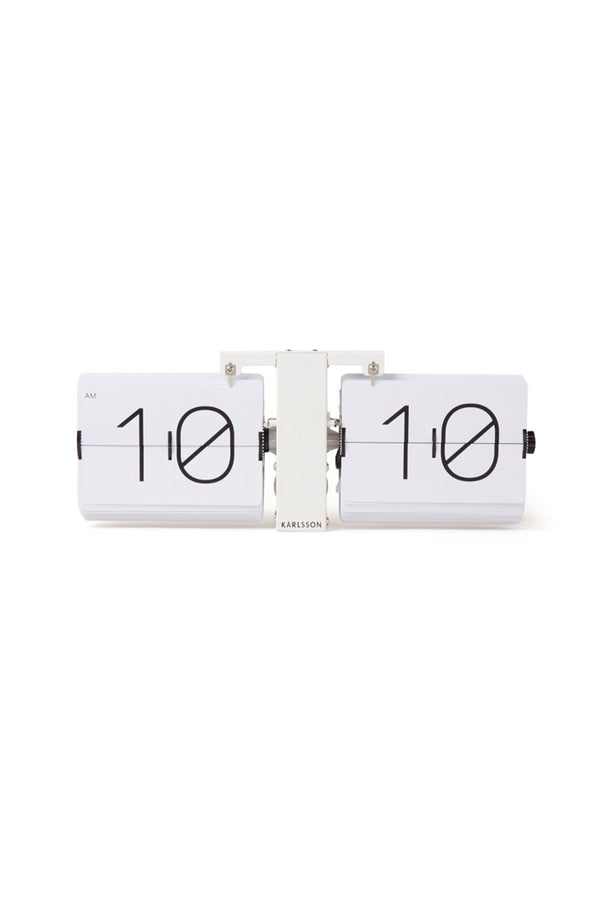 Horloge Flip blanche | KARLSSON