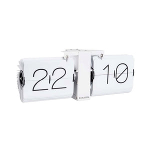 Horloge Flip blanche | KARLSSON