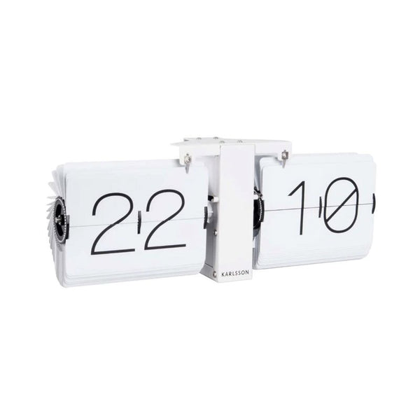 Horloge Flip blanche | KARLSSON