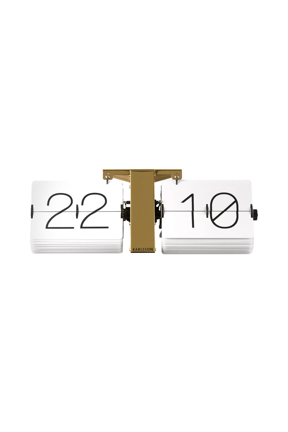 Horloge Flip dorée | KARLSSON