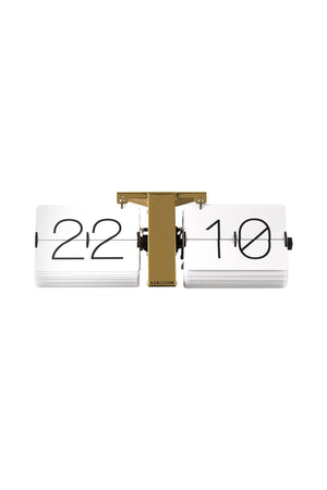 Horloge Flip dorée | KARLSSON