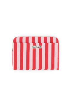 Housse d'ordinateur 'Octave' 13-14" Rayures Candy pink / Rouge | ROSE IN APRIL