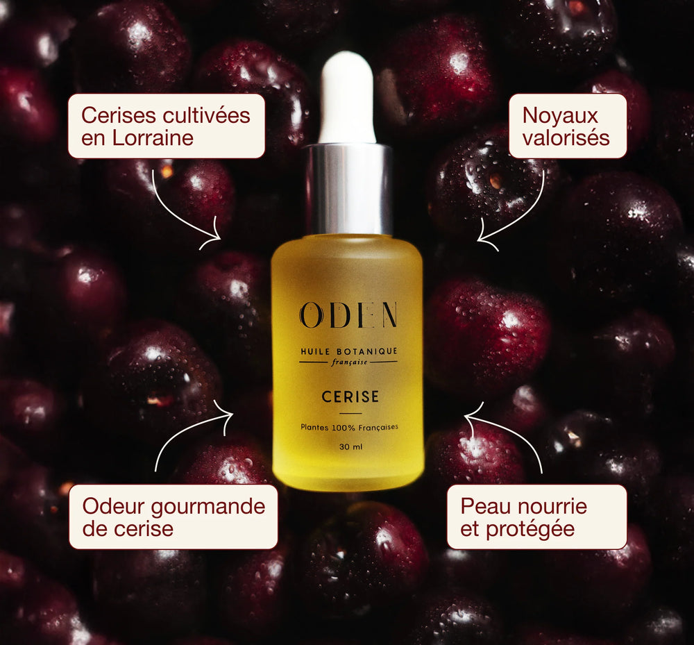 Huile de cerise française 30ml | ODEN