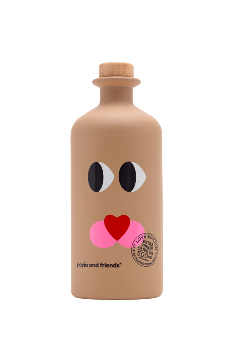 Huile d'olive extra vierge Édition limitée 'Heart and paws' | YIAYIA AND FRIENDS