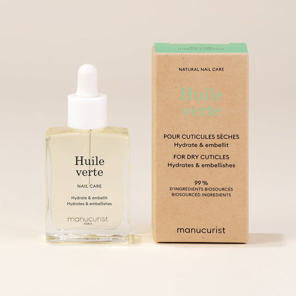 Huile de soin verte | MANUCURIST