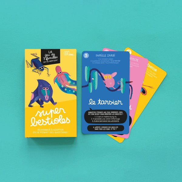 Jeu de 7 familles 'Super bestioles' | MINUS ÉDITIONS