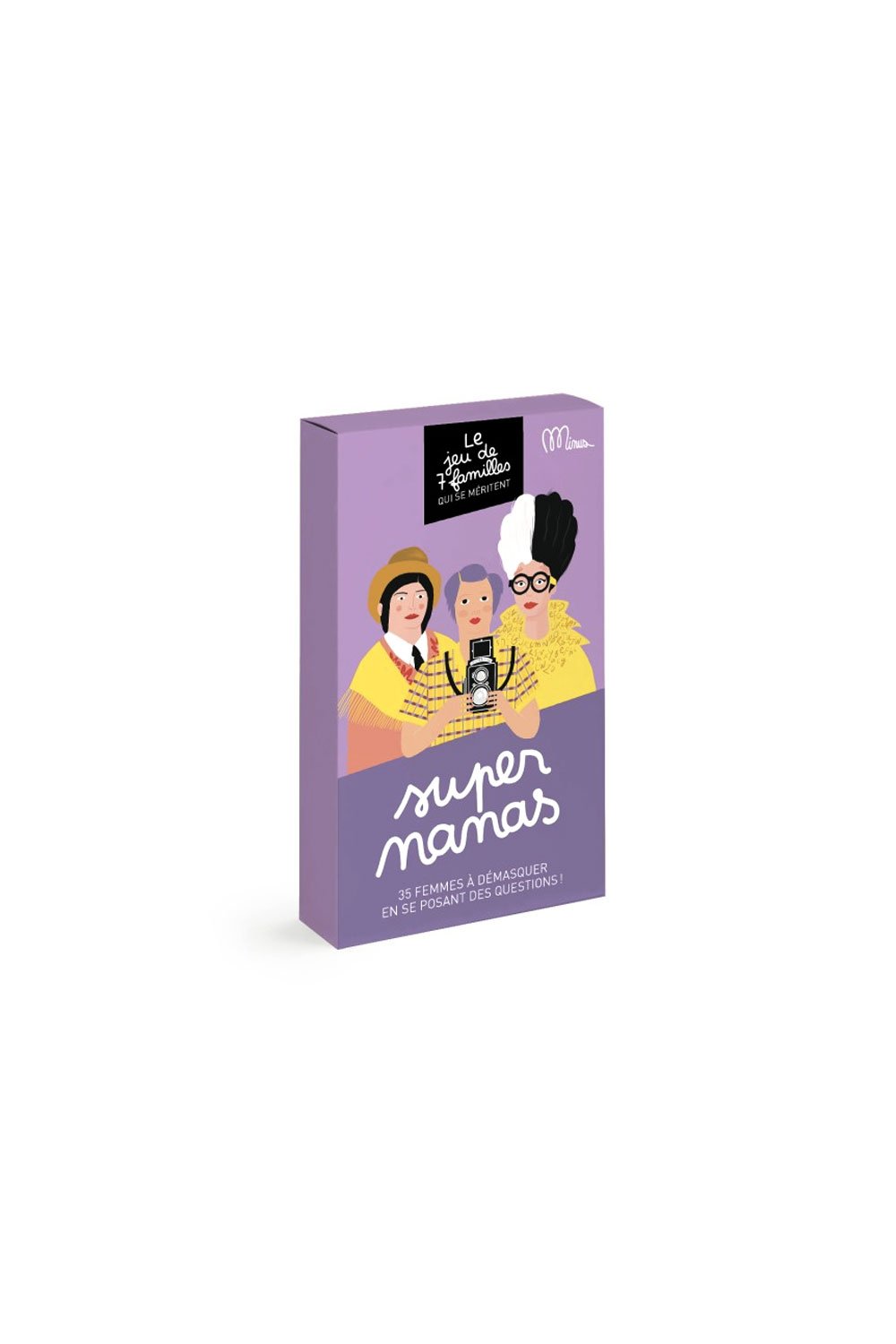 Jeu de 7 familles 'Super nanas' | MINUS ÉDITIONS