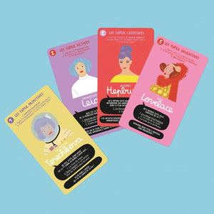 Jeu de 7 familles 'Super nanas' | MINUS ÉDITIONS