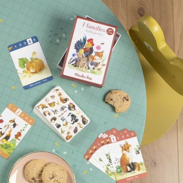 Jeu de 7 familles 'Le Jardin du Moulin'  | MOULIN ROTY