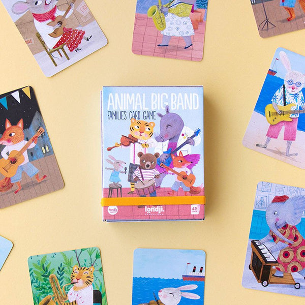 Jeu de 7 familles 'Animals big band' | LONDJI