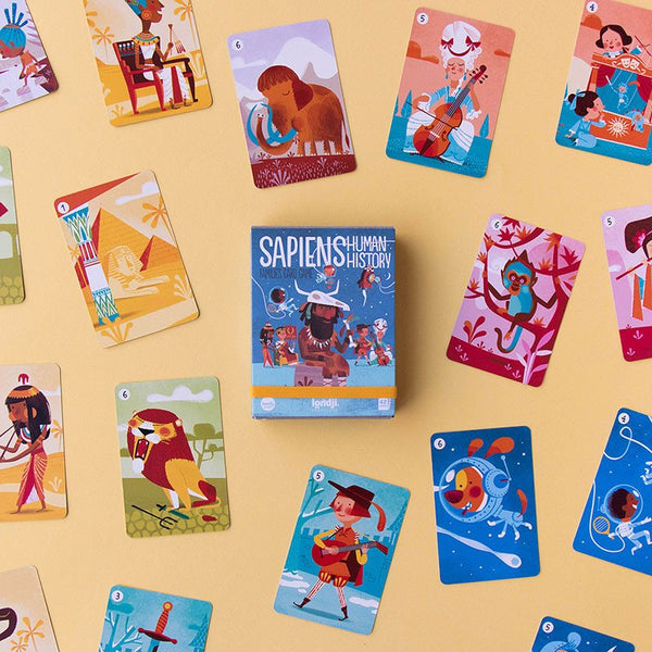 Jeu de 7 familles 'Sapiens, human history' | LONDJI