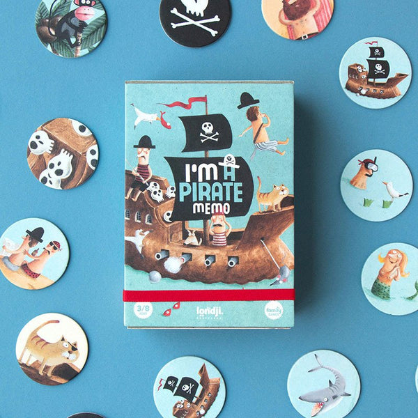 Jeu enfant mémo 'I'm a pirate' | LONDJI