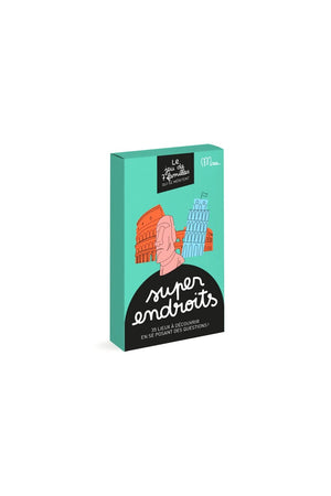 Jeu de 7 familles 'Super endroits' | MINUS ÉDITIONS