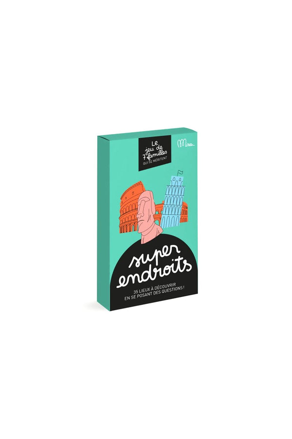 Jeu de 7 familles 'Super endroits' | MINUS ÉDITIONS