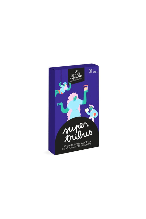 Jeu de 7 familles 'Super tribus' | MINUS ÉDITIONS