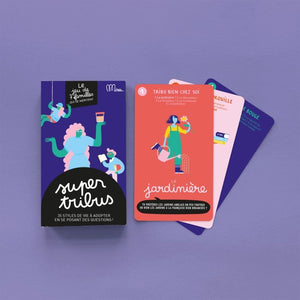 Jeu de 7 familles 'Super tribus' | MINUS ÉDITIONS