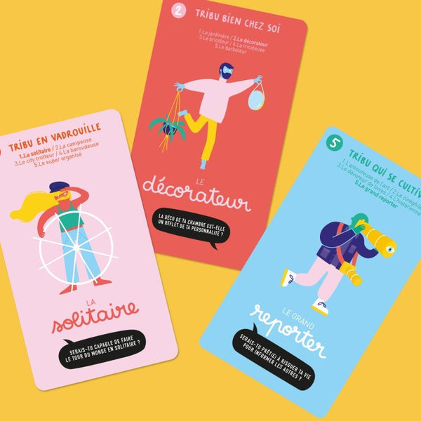 Jeu de 7 familles 'Super tribus' | MINUS ÉDITIONS