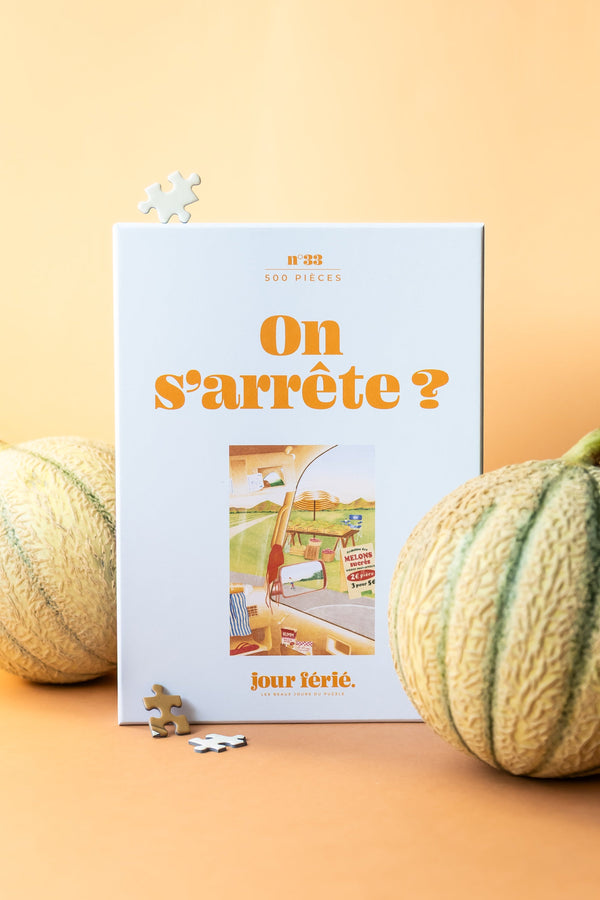 Puzzle 'On s'arrête ?' 500 pièces