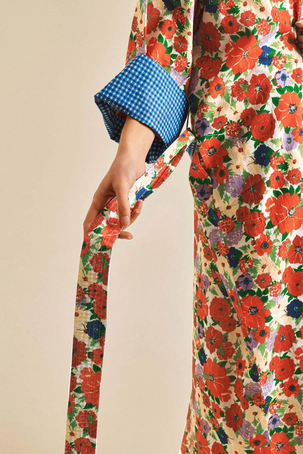 Kimono long 'Spring Flower' | LUCAS DU TERTRE