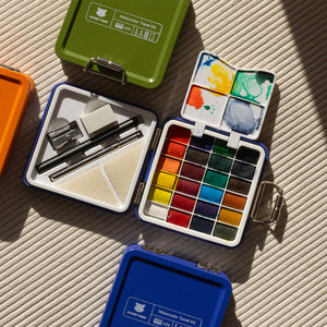 Kit aquarelle de voyage olive