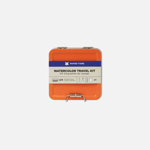 Kit aquarelle de voyage orange