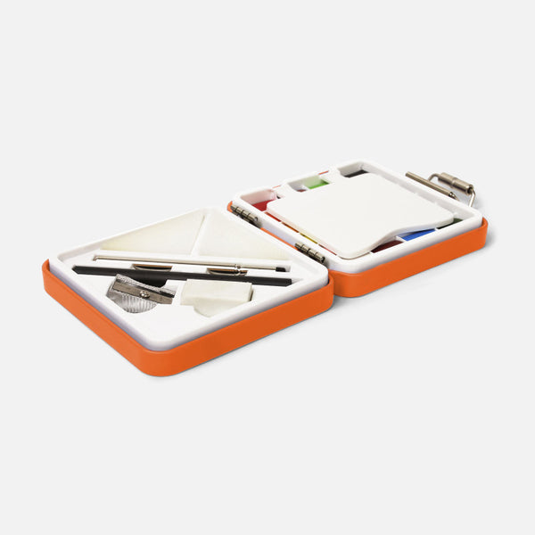 Kit aquarelle de voyage orange
